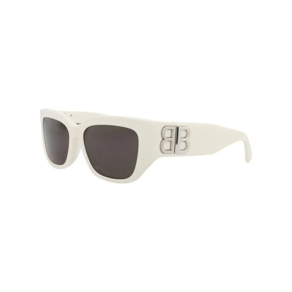 Balenciaga Cat Eye-Frame Recycled Acetate Sunglasses White Womens